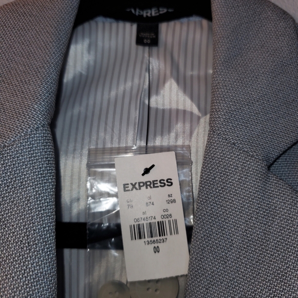 NWT Express Blazer Blue size 00 - Picture 3 of 3